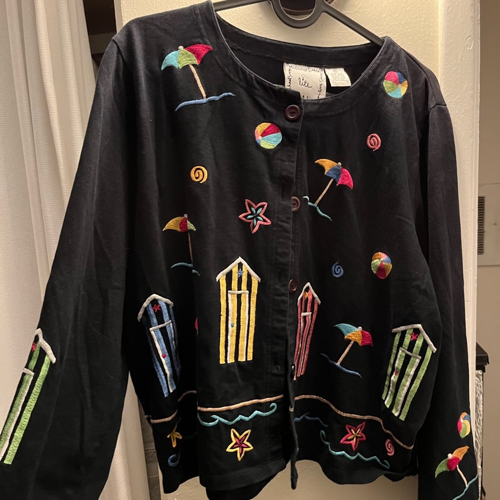 Michael Simon’s lite cardigan